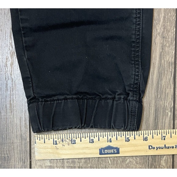LEVI's Two Horse Brand Cargo Pants Men's 32 x‎ 32 Black Side Pockets Tapered Leg - Picture 15 of 15